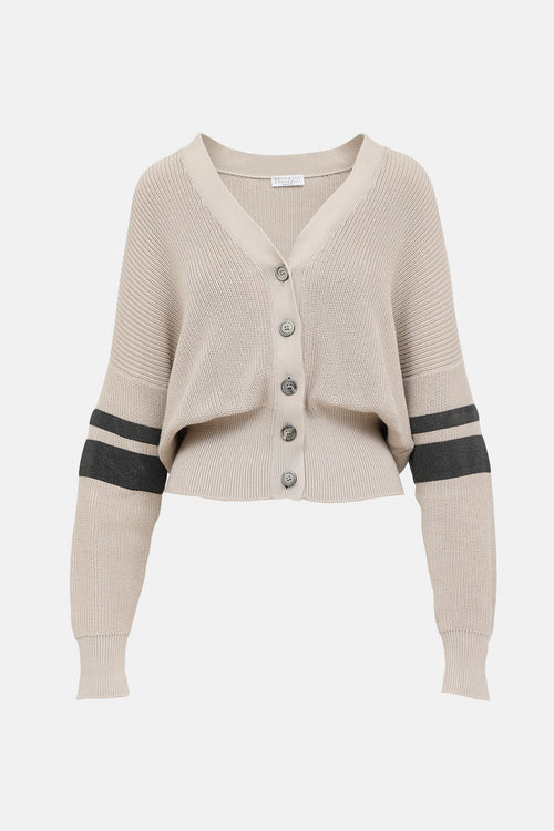 Brunello Cucinelli Monili Varsity Cardigan
