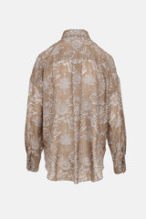 Brunello Cucinelli Sheer Print Shirt