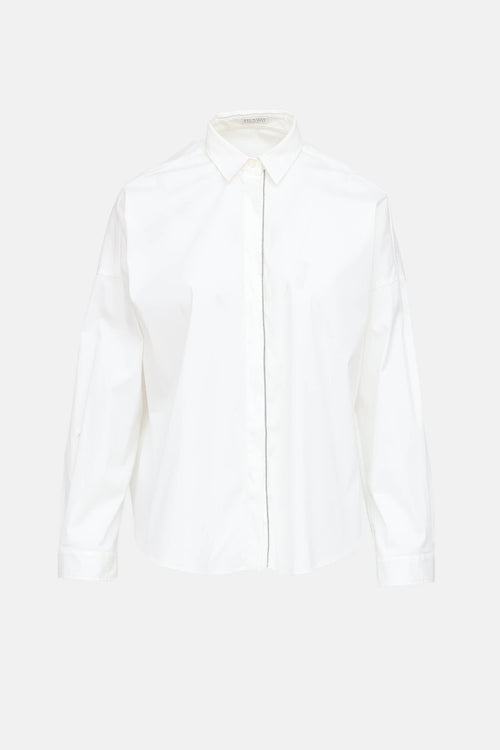 Brunello Cucinelli Monili Button Up Shirt