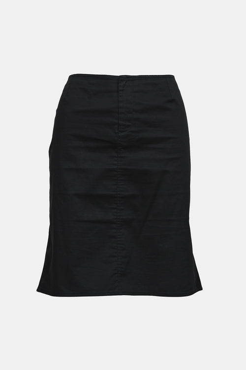 Prada 2010 Cotton Pleat Skirt