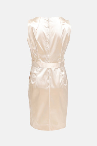 Satin Darted Dress