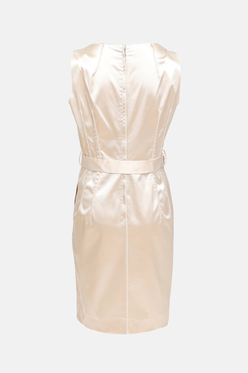 Satin Darted Dress