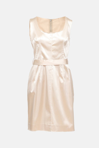Satin Darted Dress