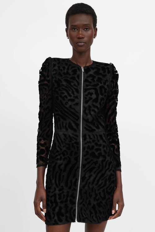 Givenchy Lace Zip Up Dress