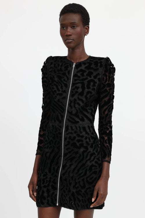 Givenchy Lace Zip Up Dress