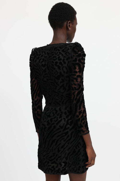 Givenchy Lace Zip Up Dress
