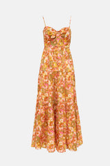 Zimmermann Violet Tie Maxi Dress