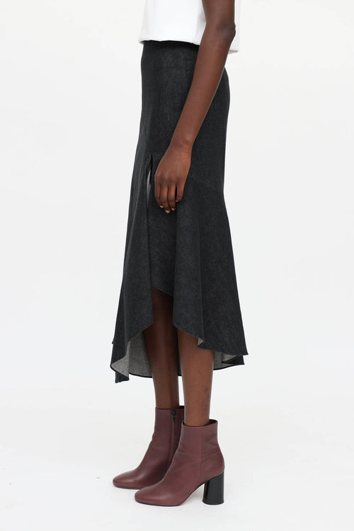 Akris Asymetrical Midi Skirt