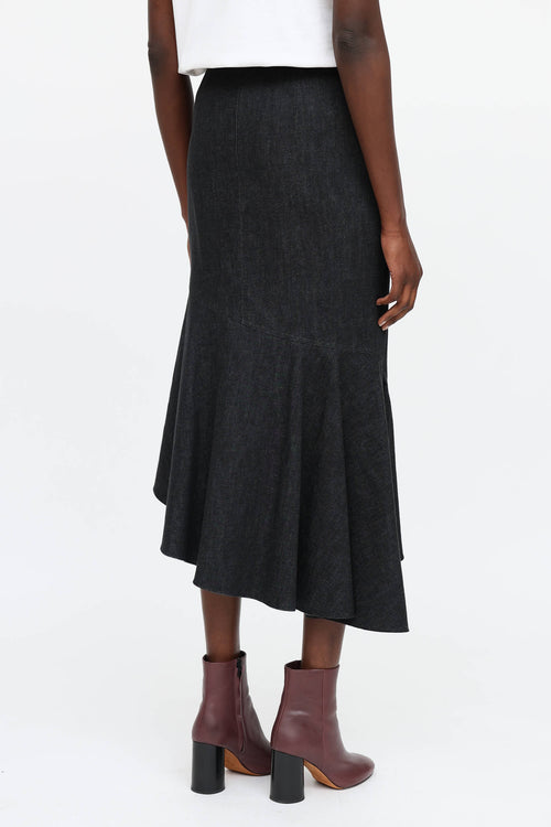 Akris Asymetrical Midi Skirt