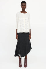 Akris Asymetrical Midi Skirt