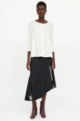 Akris Asymetrical Midi Skirt