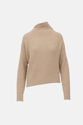 Loro Piana Cashmere Knit Mockneck Sweater