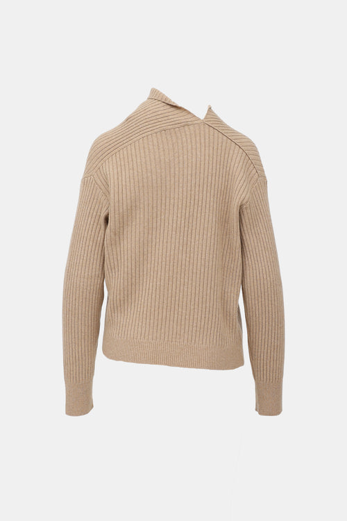 Loro Piana Cashmere Knit Mockneck Sweater