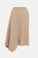 Loro Piana Cashmere Rib Knit Skirt