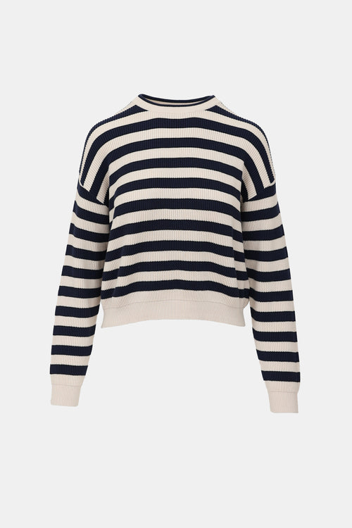 Brunello Cucinelli Cotton Striped Sweater