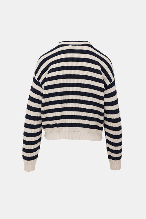 Brunello Cucinelli Cotton Striped Sweater