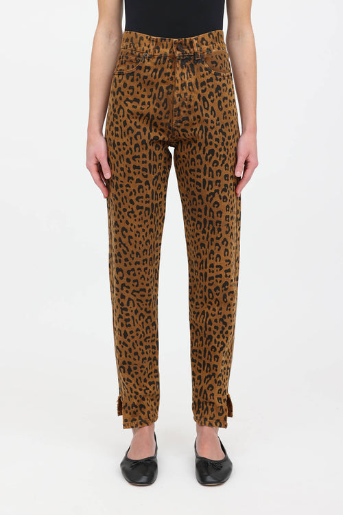 Saint Laurent 2018 Printed Jeans