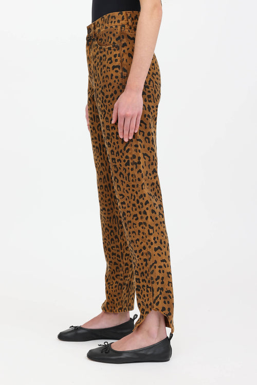 Saint Laurent 2018 Printed Jeans