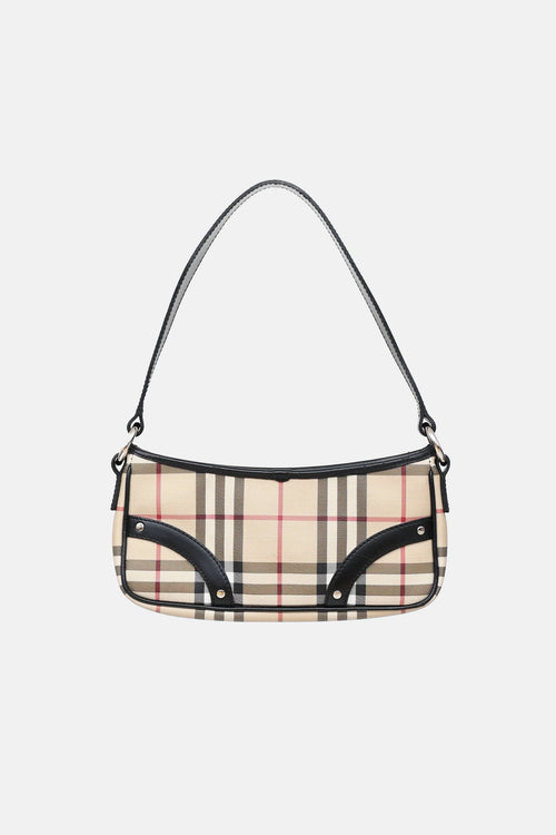 Burberry House Check Baguette Bag