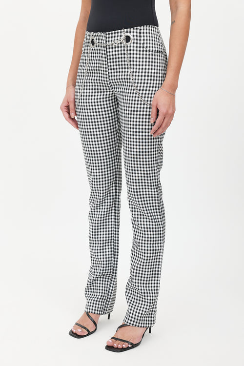 Miaou Gingham Chain Tommy  Pants