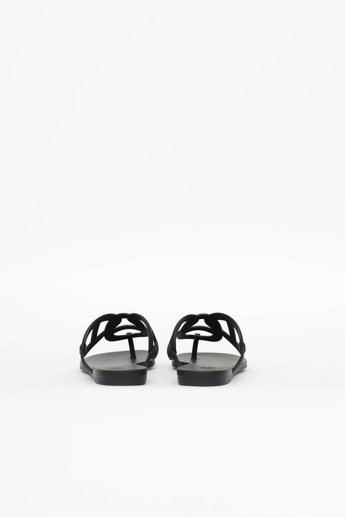 Hermès Rubber Egerie Sandal