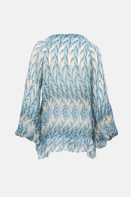 V-Neck Printed Top