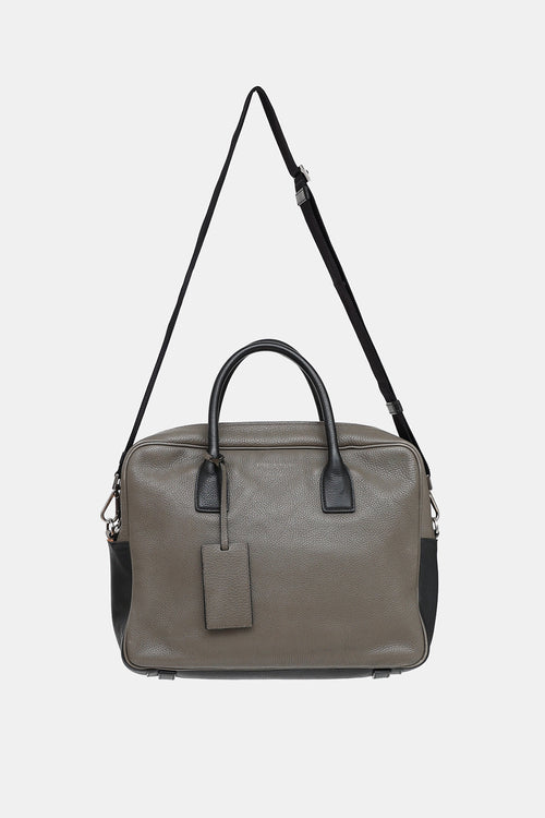 Prada Daino Leather Tote Bag