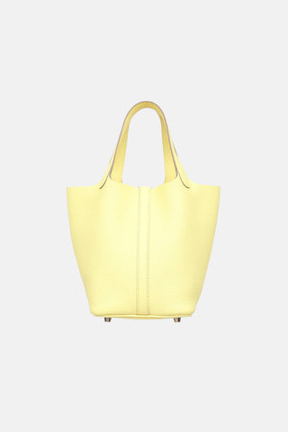 Hermès 2023 Limoncello Picotin Lock 18 Bag
