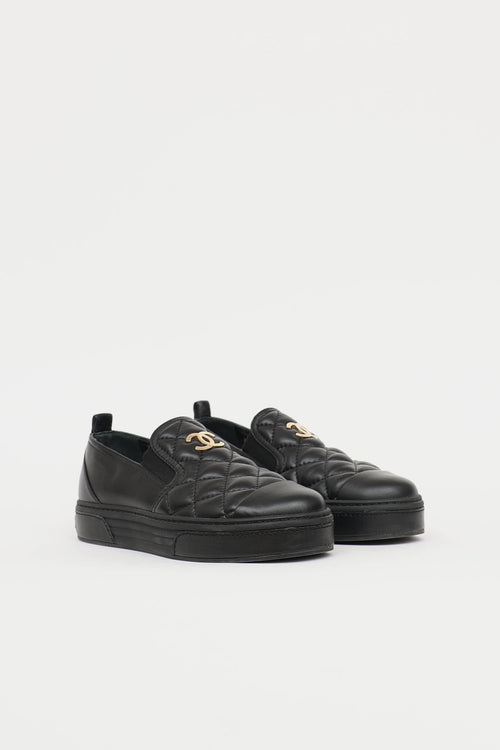 Chanel Quilted CC Sneaker