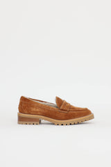 Jimmy Choo Suede Crystal Trim Loafers