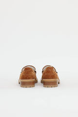 Jimmy Choo Suede Crystal Trim Loafers