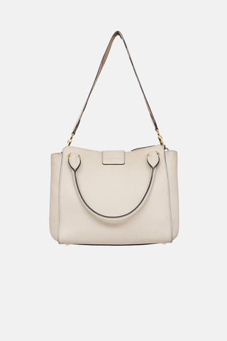 Burberry Limestone Buckle Tote Bag