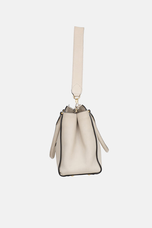 Burberry Limestone Buckle Tote Bag