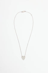 Sterling Silver Trademark Heart Necklace