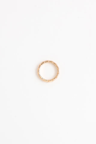 Bulgari 18K Rose Gold Serpenti Viper Ring
