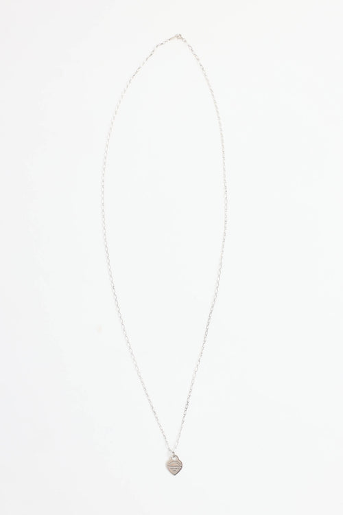 Tiffany & Co. Sterling Silver Return Small Heart Necklace