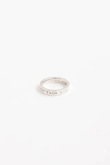 Tiffany & Co. Sterling Silver 1837 Narrow Ring