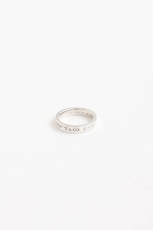 Tiffany & Co. Sterling Silver 1837 Narrow Ring
