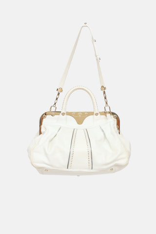 Versace Studded Reve Frame Bag