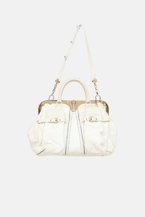 Versace Studded Reve Frame Bag