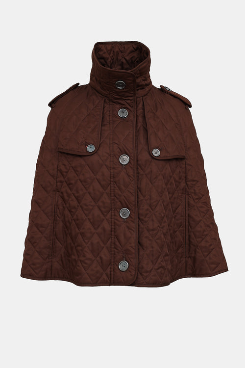 Burberry Quilted Cape