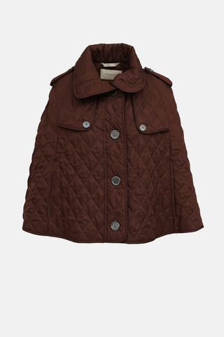 Burberry Quilted Cape