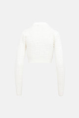 Balmain Monogram Knit Cardigan