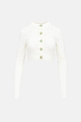 Balmain Monogram Knit Cardigan