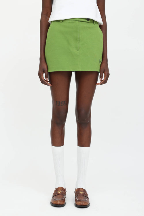 Miu Miu 2025 Knit Mini Skirt