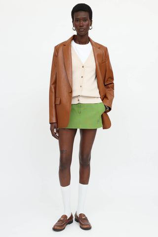 Miu Miu 2025 Knit Mini Skirt