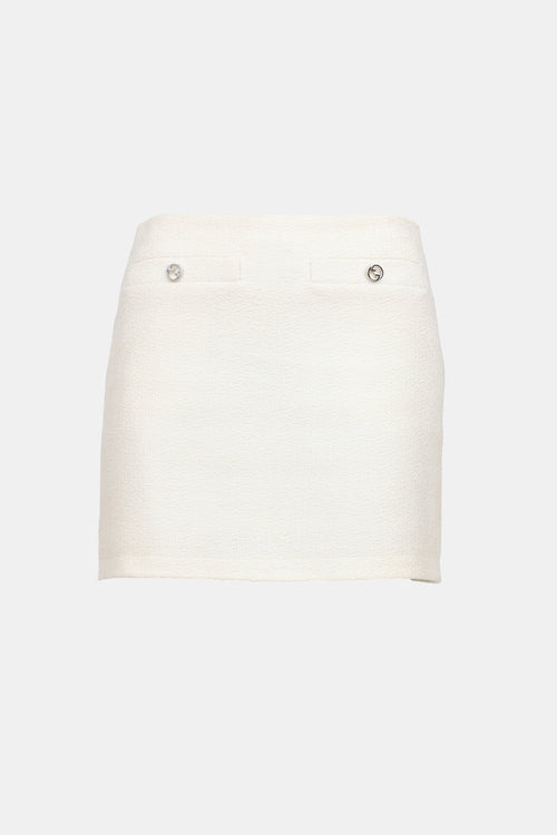 Gucci Wool Tweed Skirt