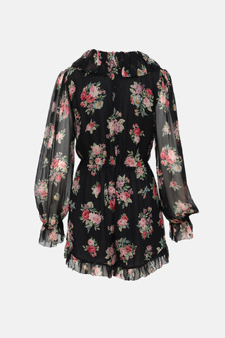 Zimmermann Floral Ruffle Romper