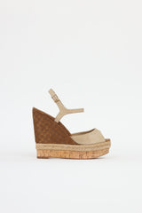 Gucci Suede Guccisima  Wedges