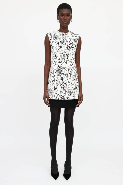 Balenciaga 2013 Print Dress